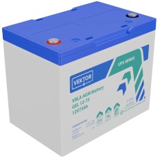 Аккумуляторная батарея Vektor GЕL 12-75